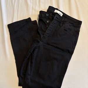 Black High-Waisted Jeans